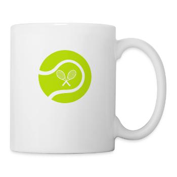Tennisschläger - Tasse - Weiß - Rechts