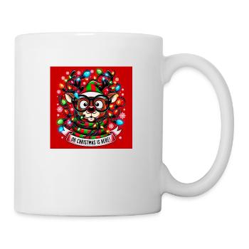Funny Reindeer - Mug - white - Right