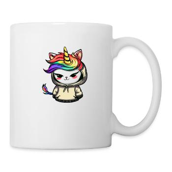 Mischievous Unicorn Cat - Mug - white - Right