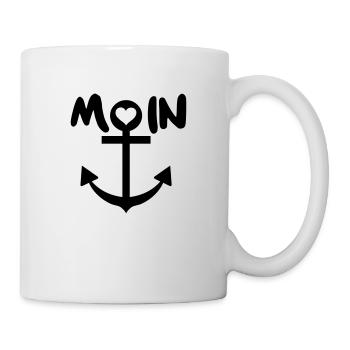 Moin Norddeutsch by nature - Tasse - Weiß - Rechts