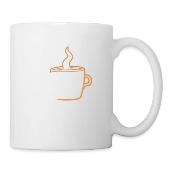 Je cours sur le café et le sarcasme Dicton sarcastique - Mug blanc - blanc - Droite