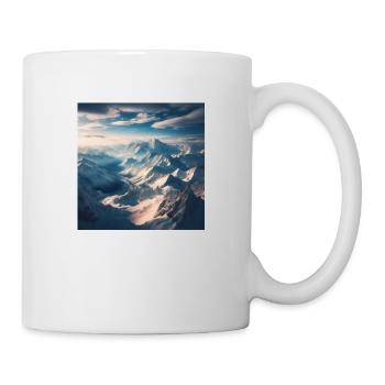 Berglandschaft - Tasse - Weiß - Rechts
