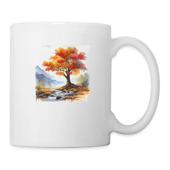 Watercolor Painting - Mug - white - Right