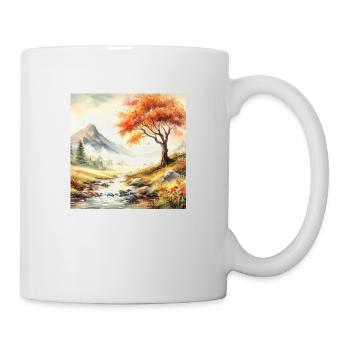 Watercolor Painting - Mug - white - Right