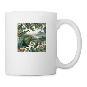 Camp in the wilderness - Mug - white - Right