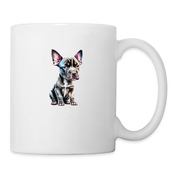 Staffordshire Bull Terrier Chiens Propriétaires de chiens Chien - Mug blanc - blanc - Droite