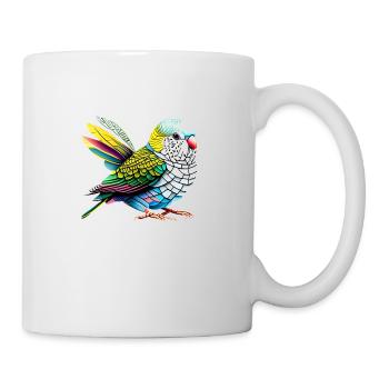 Calopsitte Perruche Oiseau Propriétaire d’oiseau - Mug blanc - blanc - Droite