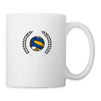 Volleyball-Krone - Tasse - Weiß - Rechts