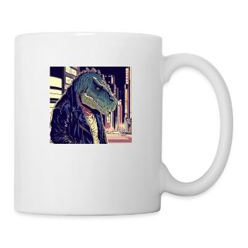 Dinosauro Giappone Tokyo - Tazza - bianco - Destra