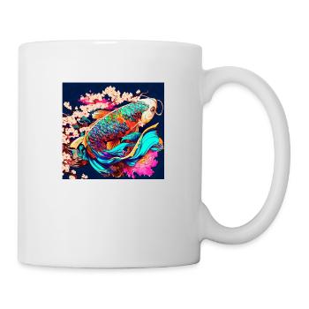 Koi Carp Fish Japanese - Mug - white - Right
