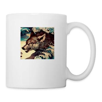 Wolf Japanese - Mug - white - Right