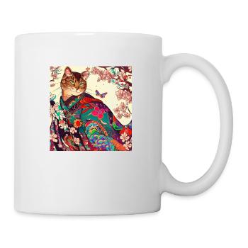 Cat Japanese - Mug - white - Right