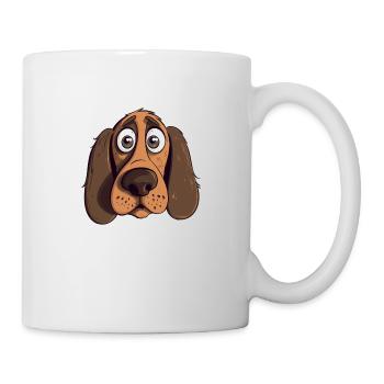 Dog Hund - Tasse - Weiß - Rechts