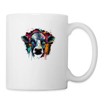 Kuh Design für Bauern & Landwirte Kuh - Tasse - Weiß - Rechts