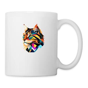 Maine Coon Chat Propriétaire Chaton Chaton Chaton Mâle - Mug blanc - blanc - Droite