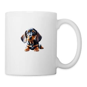 Dachshund, Dog, Dogs, Dog Owner, Dachshund Puppy - Mug - white - Right