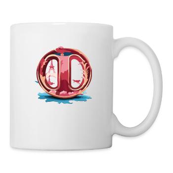 Logo de la Tour Eiffel - Mug blanc - blanc - Droite