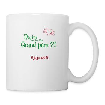 Devine qui va être grand père - Mug blanc - blanc - Droite