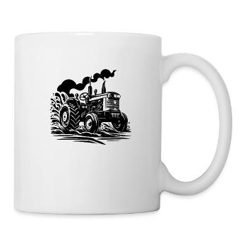 Traktor - Tasse - Weiß - Rechts