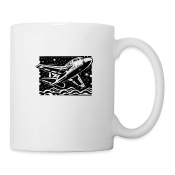 Fly airplane - Mug - white - Right