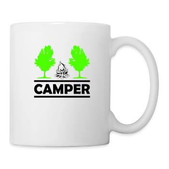 campeur - Mug blanc - blanc - Droite