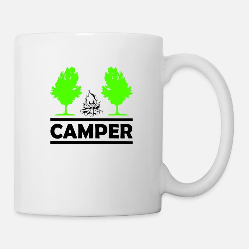 camper - Tasse - Weiß