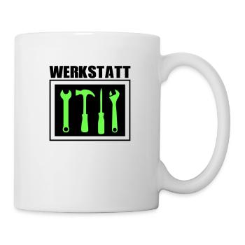 werkzeug werkstatt 02 - Tasse - Weiß - Rechts