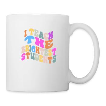 Ich unterrichte die klügsten Schüler Vintage Lustig Unterrichten - Tasse - Weiß - Rechts