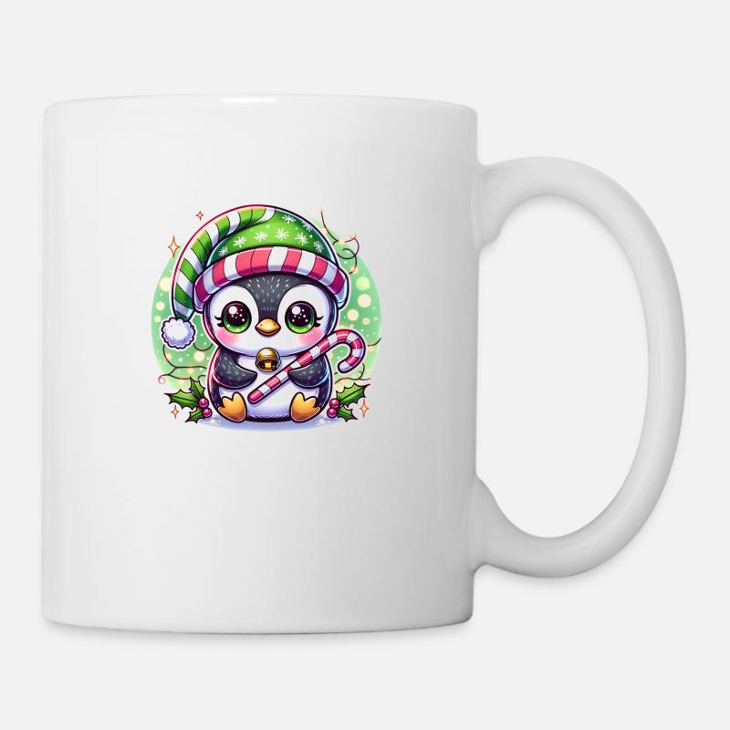 Weihnachtspinguin - Tasse - Weiß