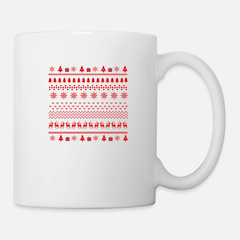 Idée cadeau Noël - Mug blanc - blanc