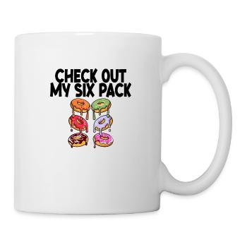 Lustiger Donut Vintage für Männer Frauen Donut-Liebhaber - Tasse - Weiß - Rechts
