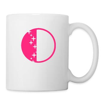 Buchstabe O Glitzer - Tasse - Weiß - Rechts