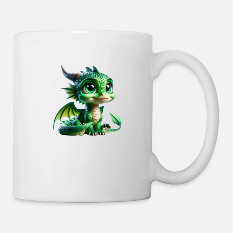 Dragon enchantée - Mug blanc - blanc