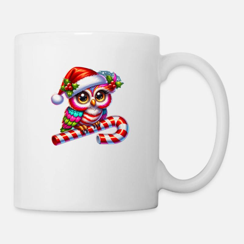Christmas Owl - Mug - white