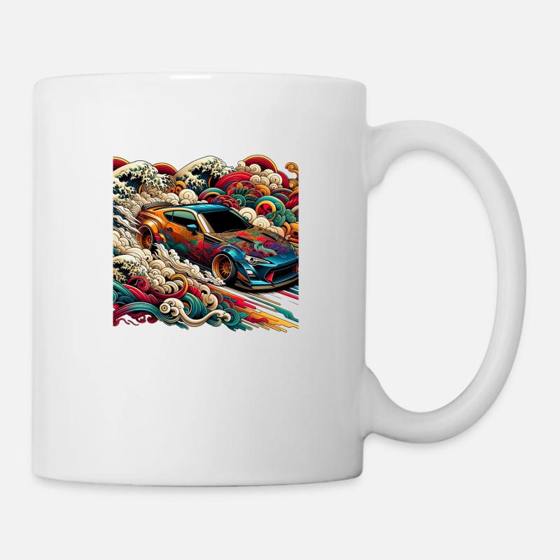 GT86 BRZ JDM Drift Car - Mug - white