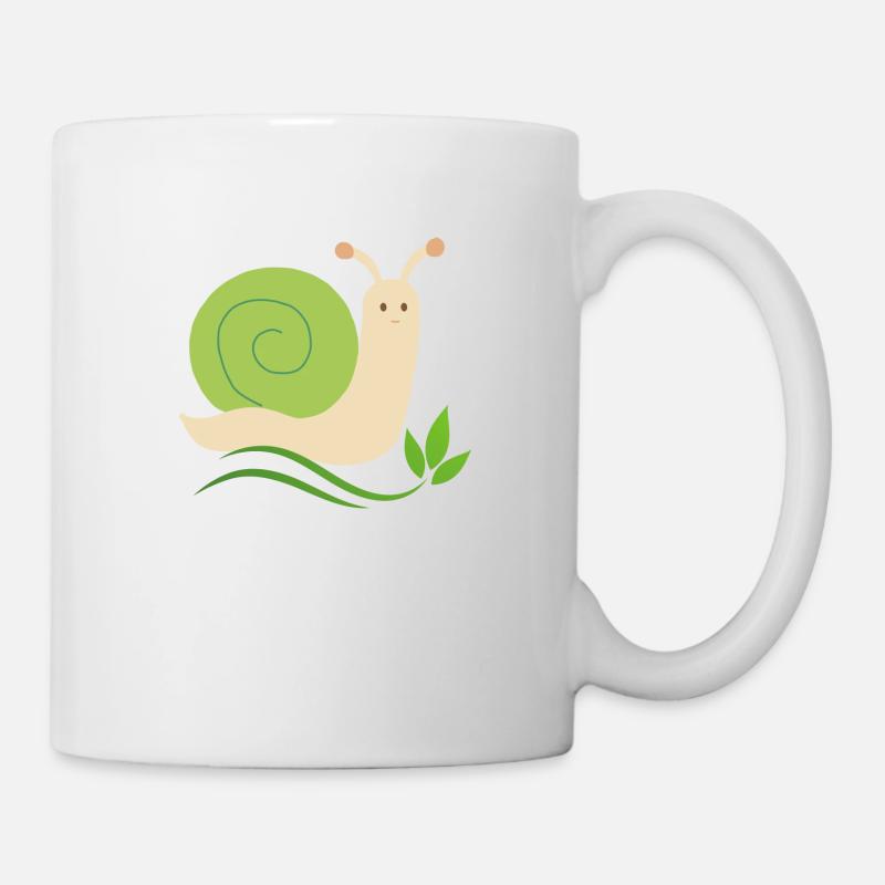SCHNECKE - Tasse - Weiß