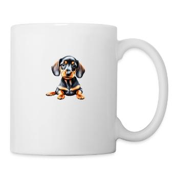 Teckel Chien Teckel Chiot Chiens Propriétaire De Chien - Mug blanc - blanc - Droite