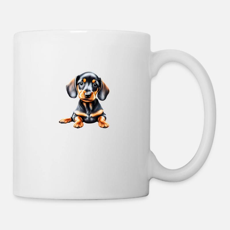 Dachshund Hund Dackelwelpe Hunde Hundehalter - Tasse - Weiß