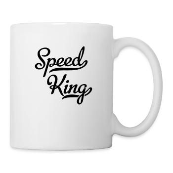 Roi de la vitesse - Mug blanc - blanc - Droite