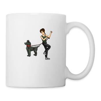 Aide! Mon chien est un zombie - Mug blanc - blanc - Droite