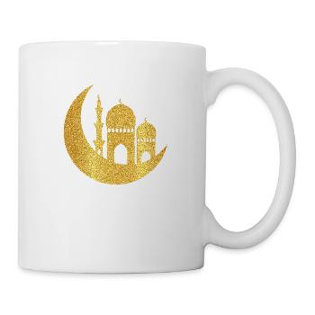 Ramadan Mubarak muslim islam Fasten moslem Allah - Tasse - Weiß - Rechts