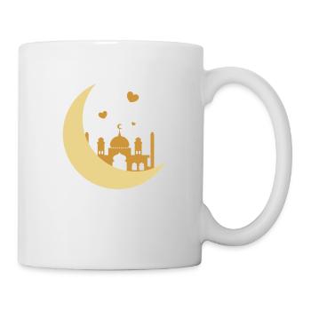 Ramadan Mubarak muslim islam Fasten moslem Allah - Tasse - Weiß - Rechts