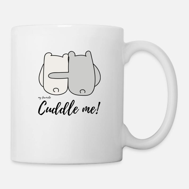 Cuddle me - Mug - white
