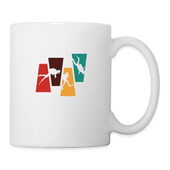 Vintage Retro Scuba Diving - Gift Idea - Mug - white - Right