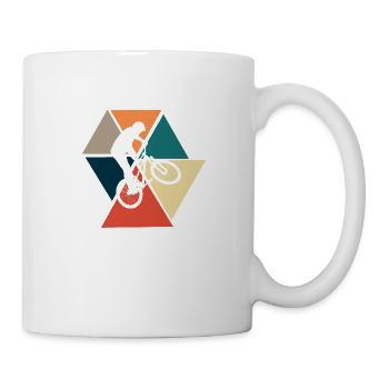 Vintage retro bike - bike gift idea - Mug - white - Right