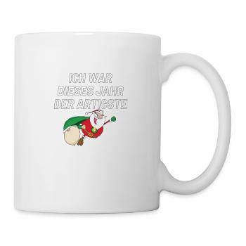 Ich war dieses Jahr der Artigste - Tasse - Weiß - Rechts