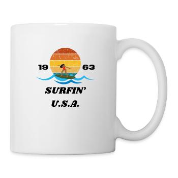 SURFIN' U.S.A. 1963 - Mug blanc - blanc - Droite