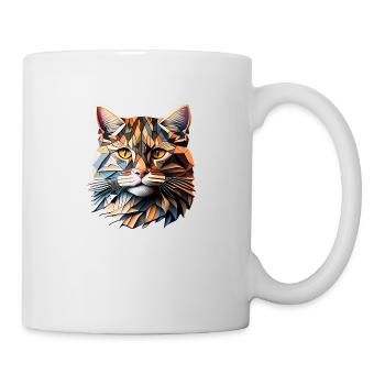 Maine Coon Cat Propriétaire Chaton Chaton Chat Chat - Mug blanc - blanc - Droite