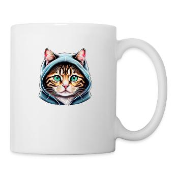 Cat, Cat Owner, Pet, Kitten, Domestic Cat - Mug - white - Right