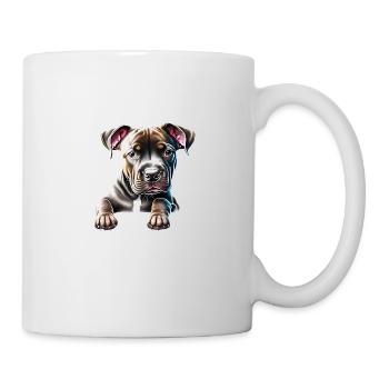 Staffordshire Bull Terrier Chien Propriétaires de chiens Chiens - Mug blanc - blanc - Droite